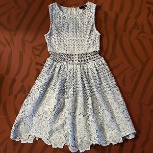 Aqua Blue Lace Dress